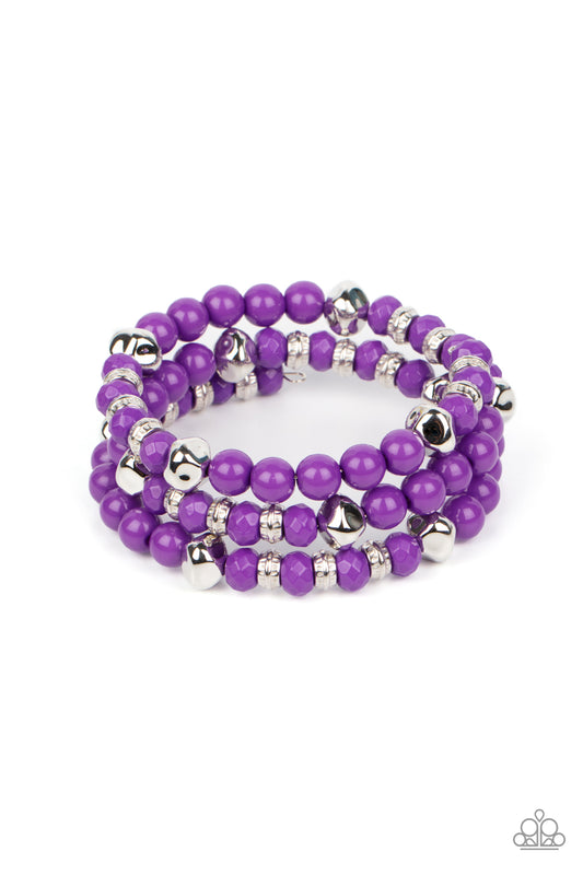 Paparazzi Bracelets - Vibrant Verve - Purple