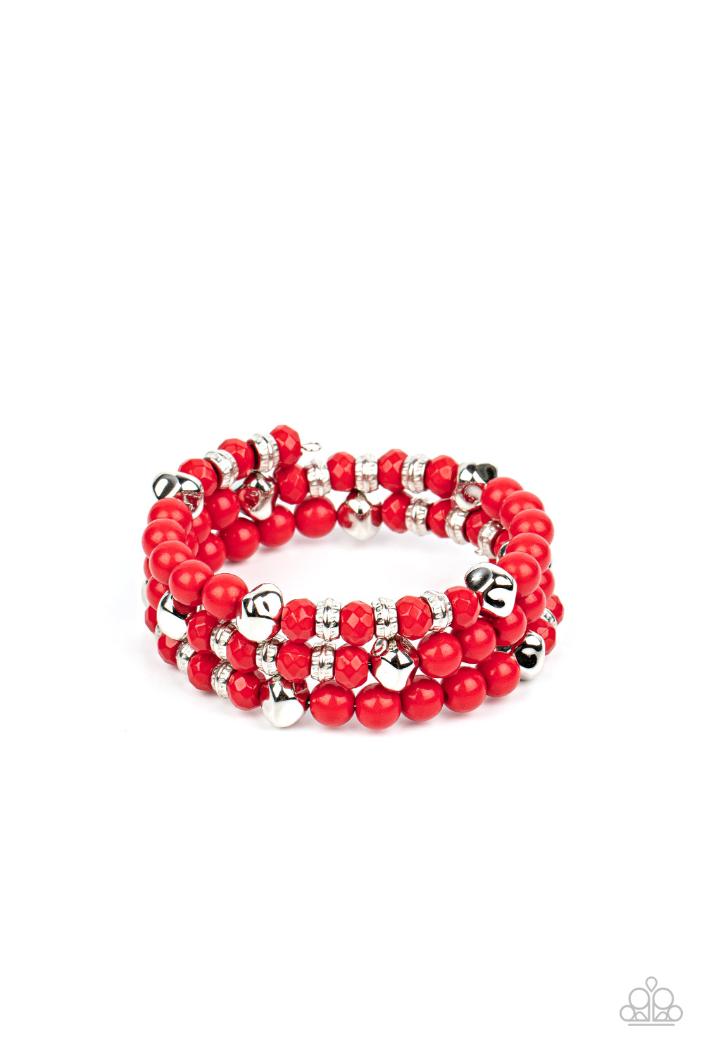 Paparazzi Bracelets - Vibrant Verve - Red