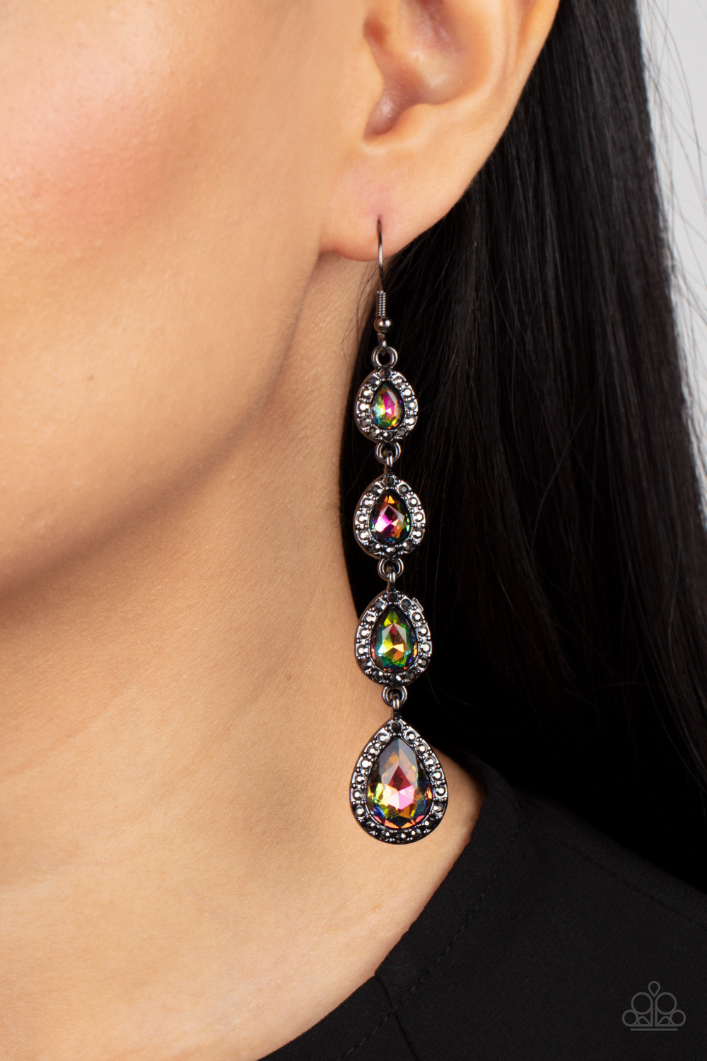 Paparazzi Earrings - Confidently Classy - Multi