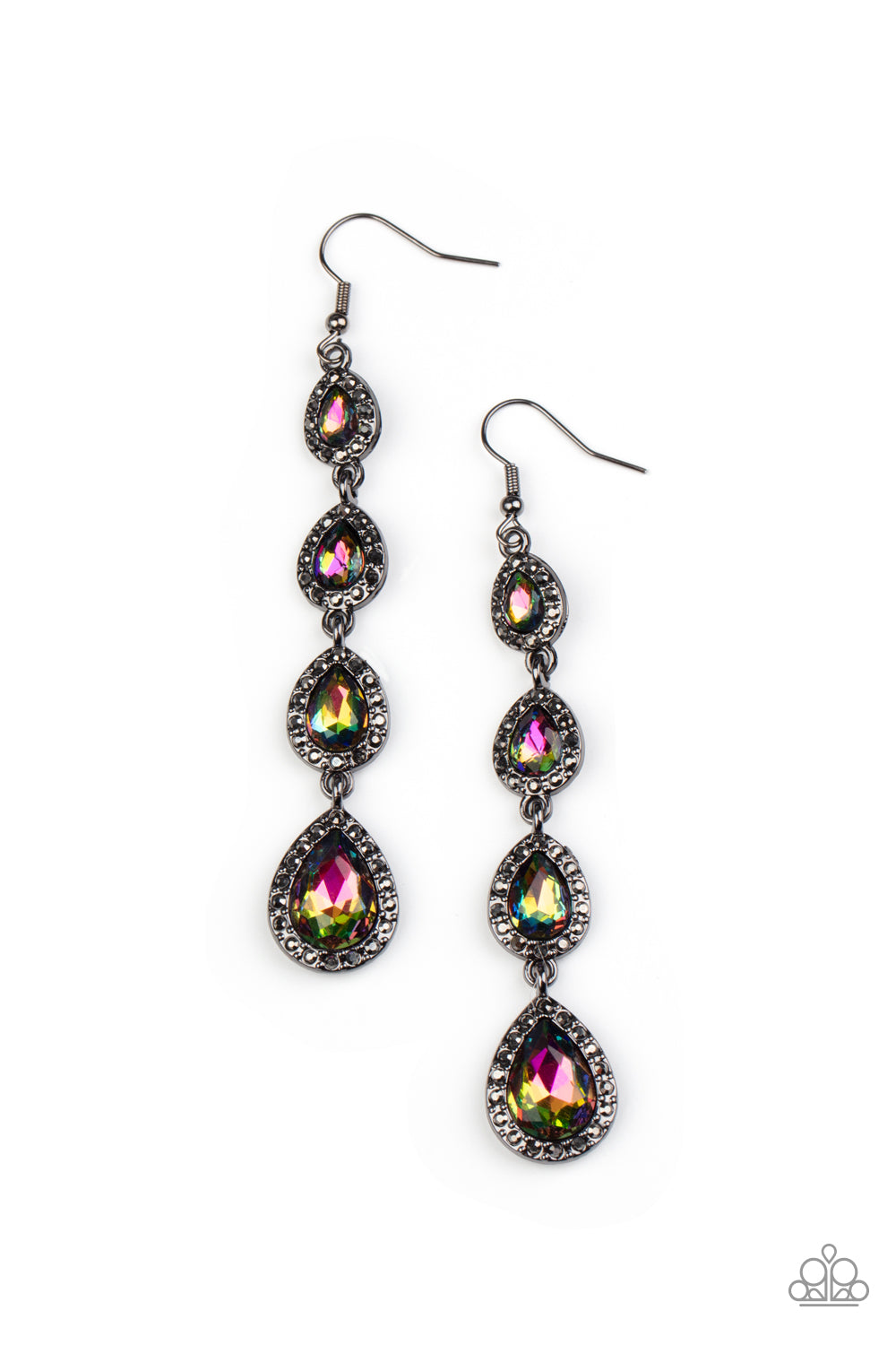 Paparazzi Earrings - Confidently Classy - Multi