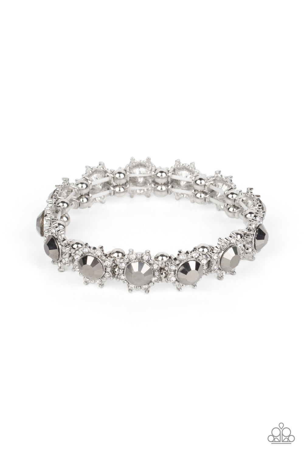 Paparazzi Bracelets- Prismatic Palace - Silver