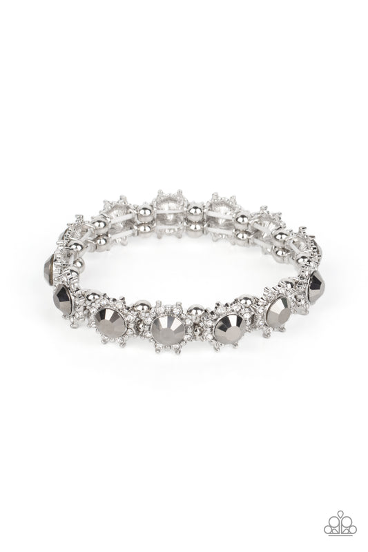 Paparazzi Bracelets- Prismatic Palace - Silver