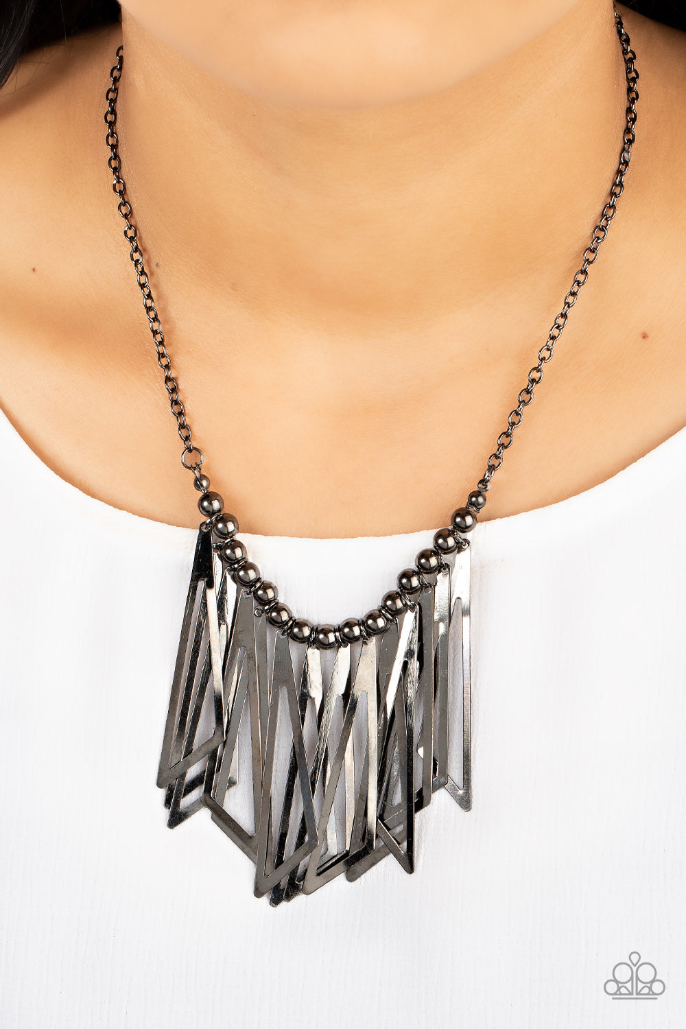 Paparazzi Necklaces - Industrial Jungle - Black