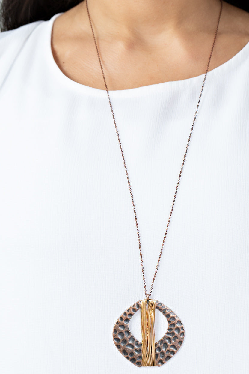 Paparazzi Necklaces - State of the Artisan - Copper