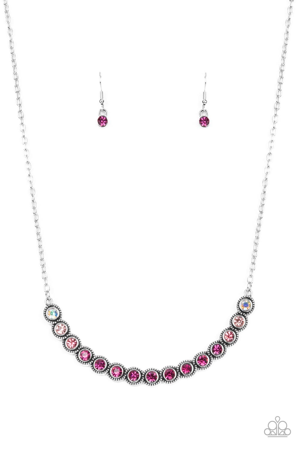 Paparazzi Necklaces - Throwing Shades - Pink