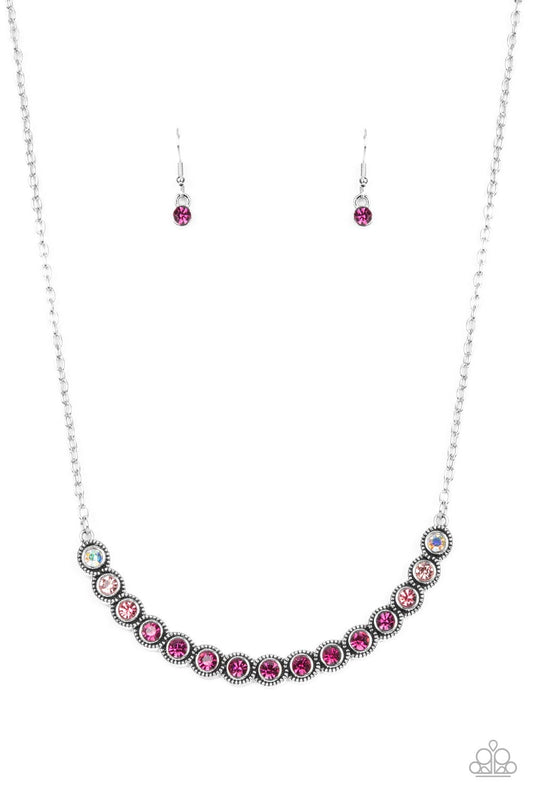 Paparazzi Necklaces - Throwing Shades - Pink
