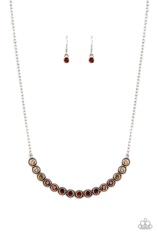 Paparazzi Necklaces - Throwing Shades - Brown