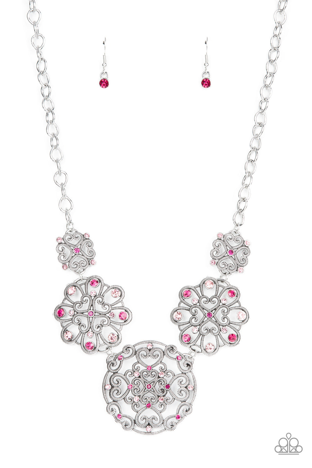 Paparazzi Necklaces - Royally Romantic - Pink