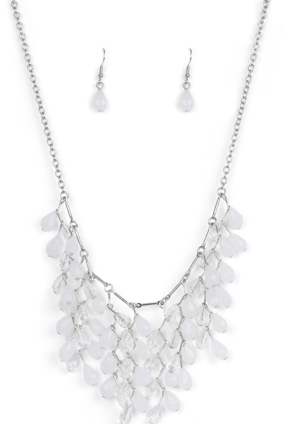 Paparazzi Necklaces - Garden Fairytale - White