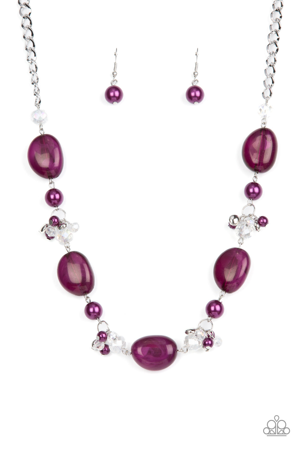 Paparazzi Necklaces - The Top Tenacious - Purple