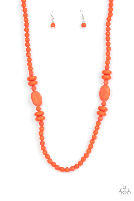 Paparazzi Necklaces - Tropical Tourist - Orange