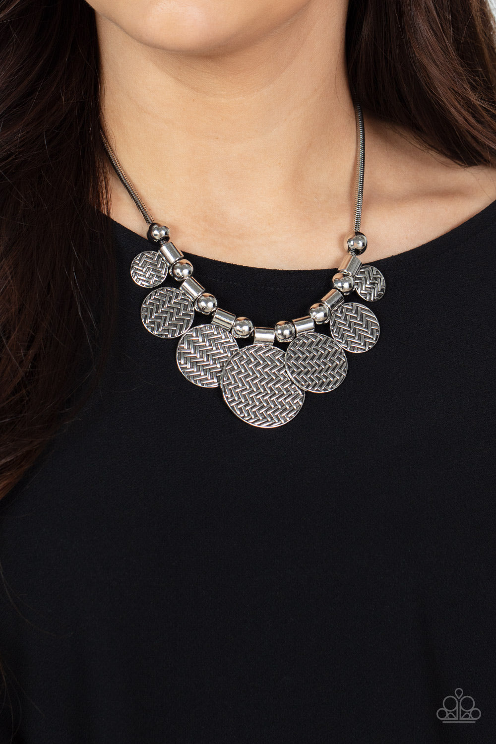 Paparazzi Necklaces - Indigenously Urban - Silver