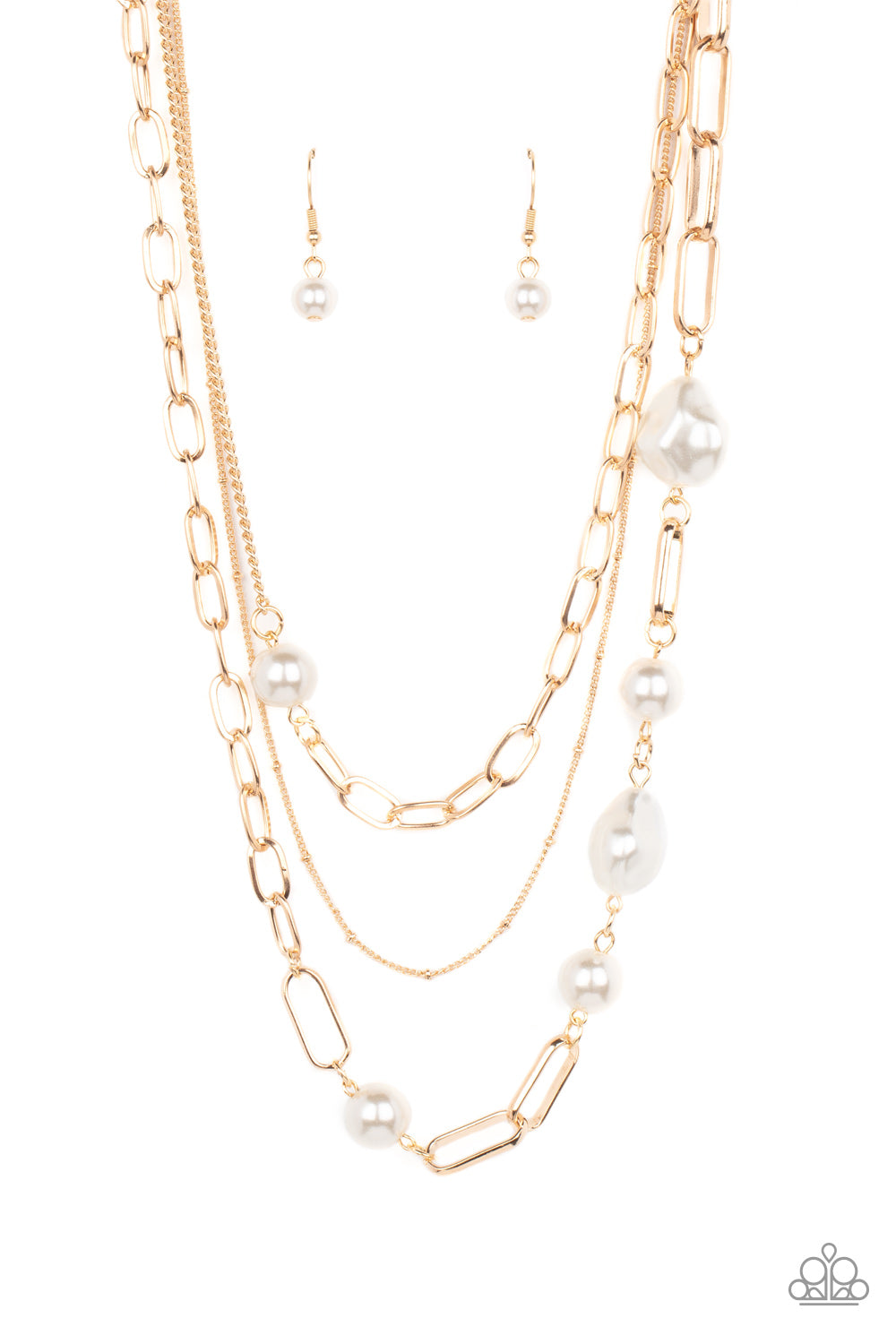 Paparazzi Necklaces - Modern Innovation - Gold