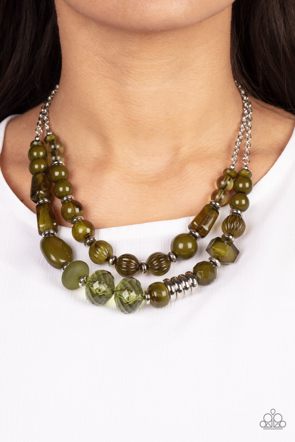 Paparazzi Necklaces - Pina Colada Paradise - Green