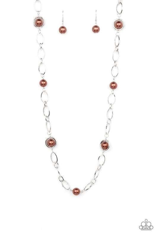 Paparazzi Necklaces - Fundamental Fashion - Brown
