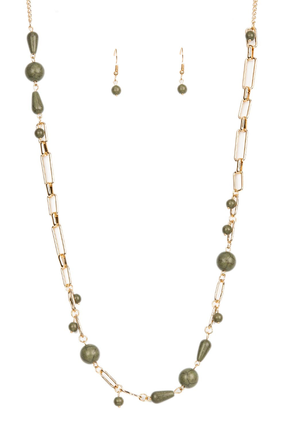 Paparazzi Necklaces - Desert Journey - Green