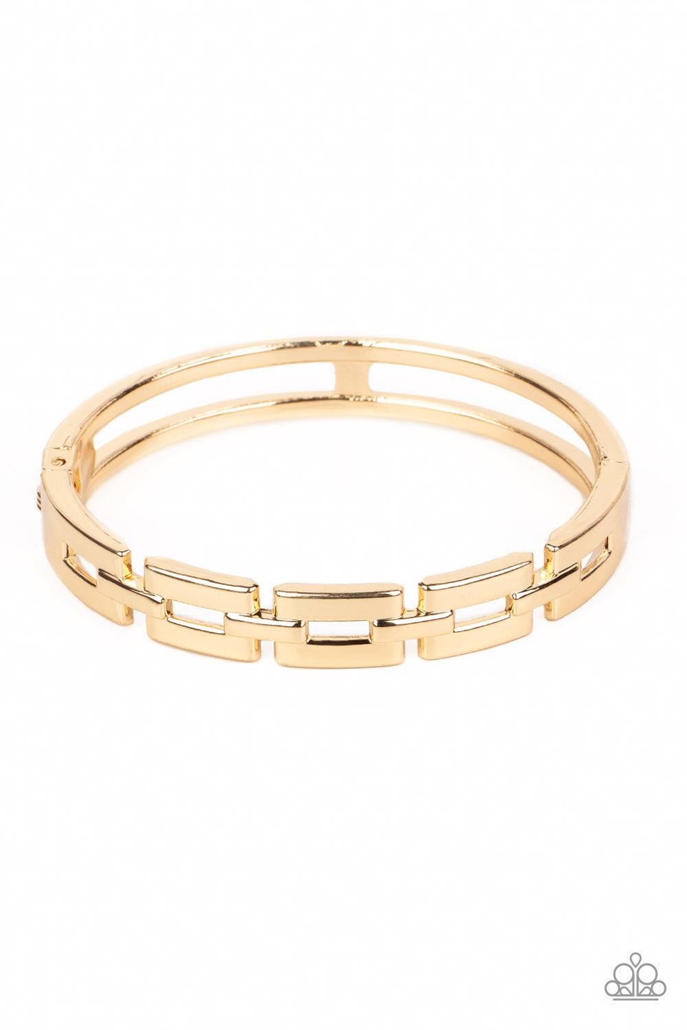 Paparazzi Bracelets - Closed Circuit Strategy - Gold