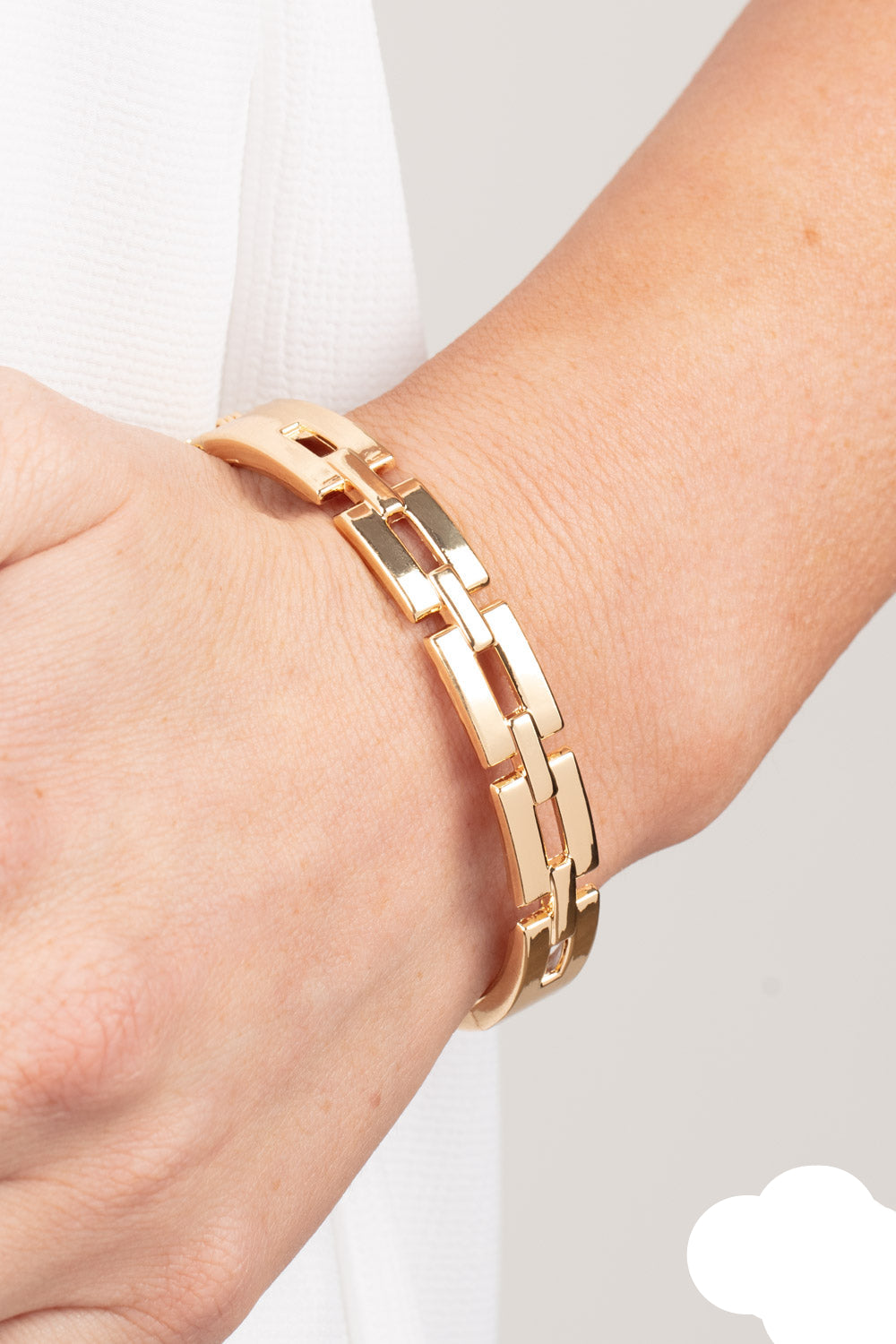 Paparazzi Bracelets - Closed Circuit Strategy - Gold
