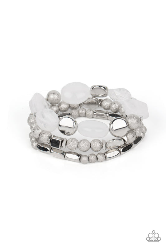 Paparazzi Bracelets - Marina Magic- White
