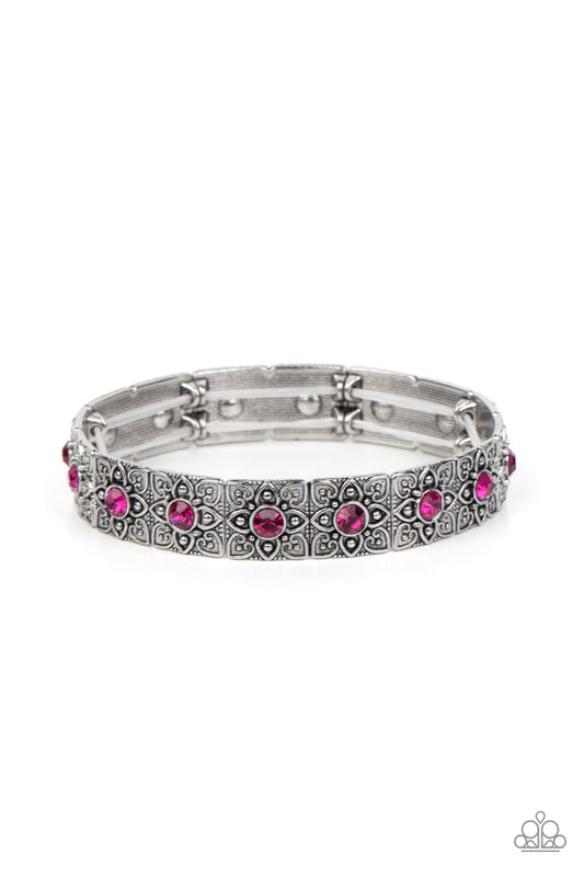 Paparazzi Bracelets - Venetian Valentine - Pink