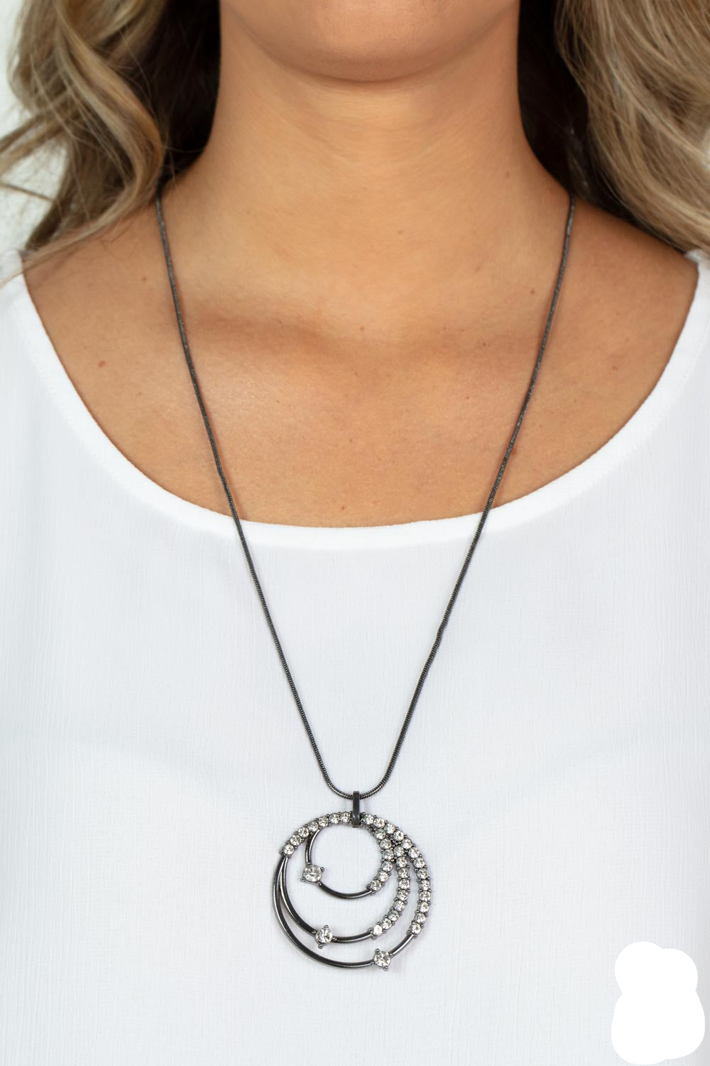 Paparazzi Necklaces - Ecliptic Elegance - Black