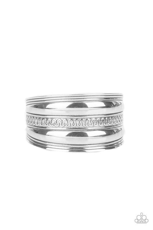Paparazzi Bracelets - Egyptian Essence - Silver