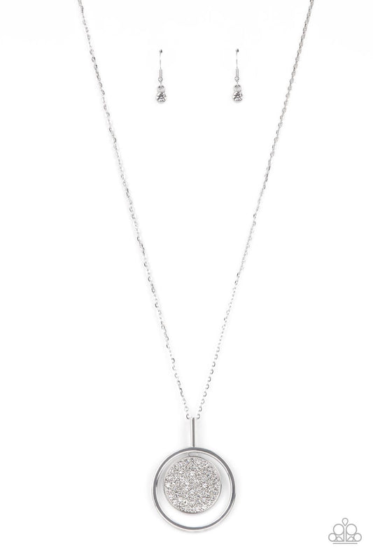 Paparazzi Necklaces - There She Glows! - White