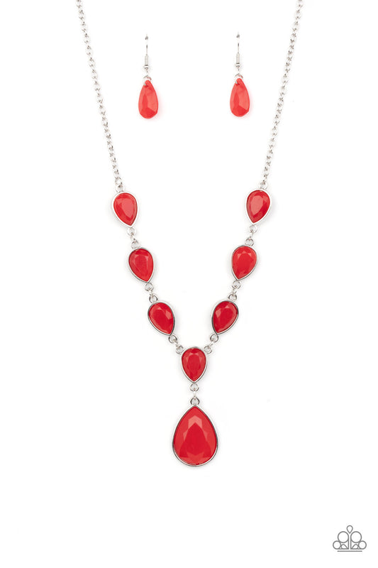 Paparazzi Necklaces - Party Paradise - Red