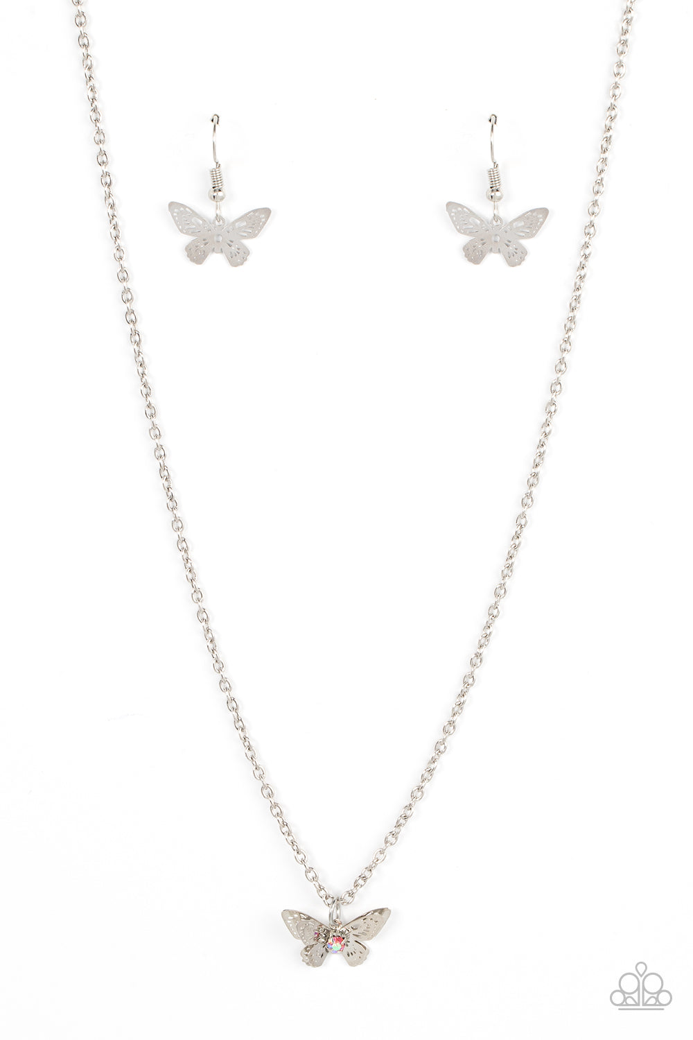 Paparazzi Necklaces - Flutter Love - Pink