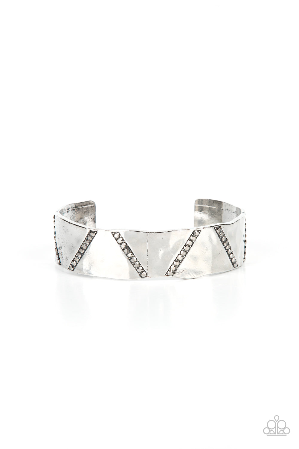 Paparazzi Bracelets - Couture Crusher - Silver