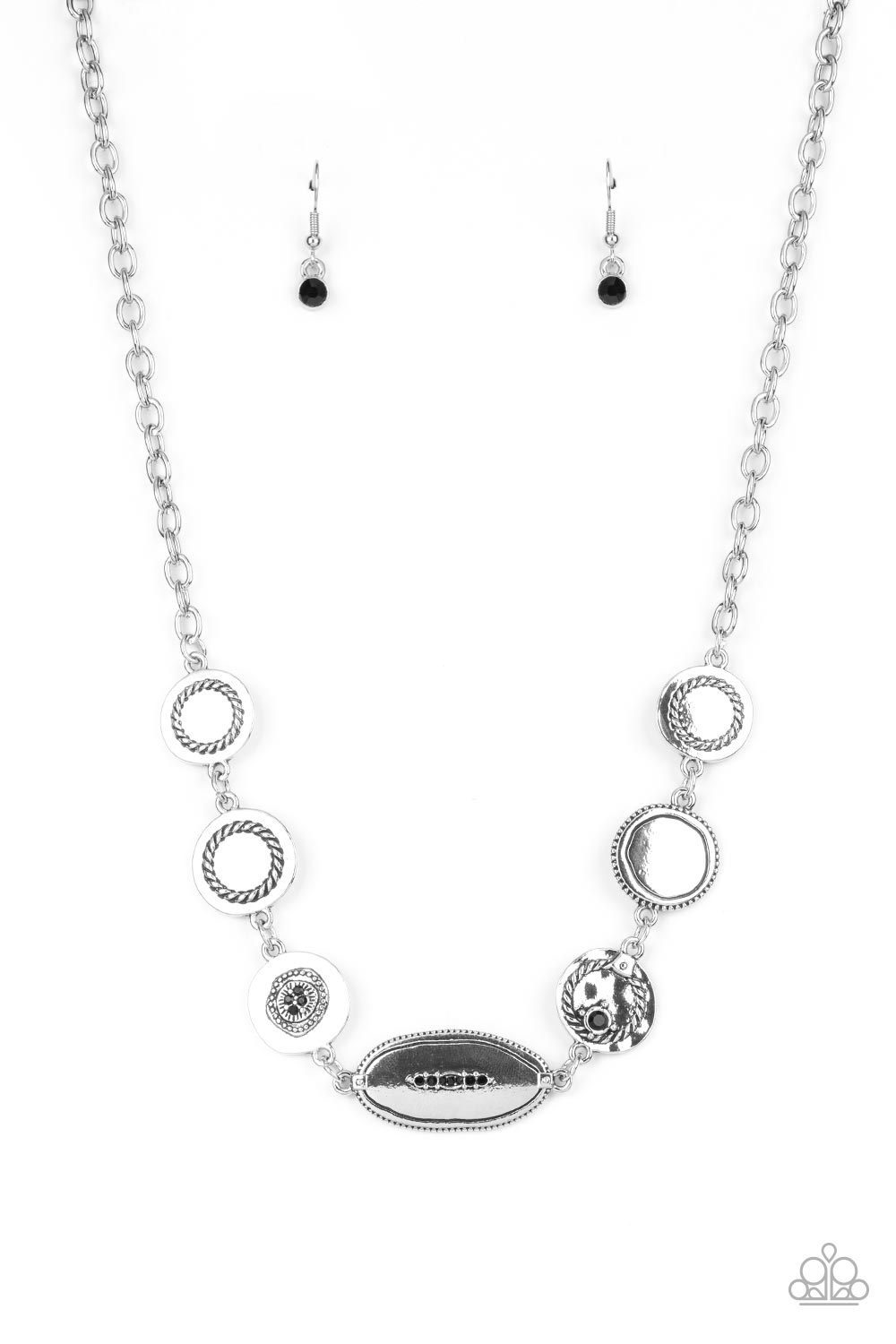Paparazzi Necklaces - Uniquely Unconventional - Black