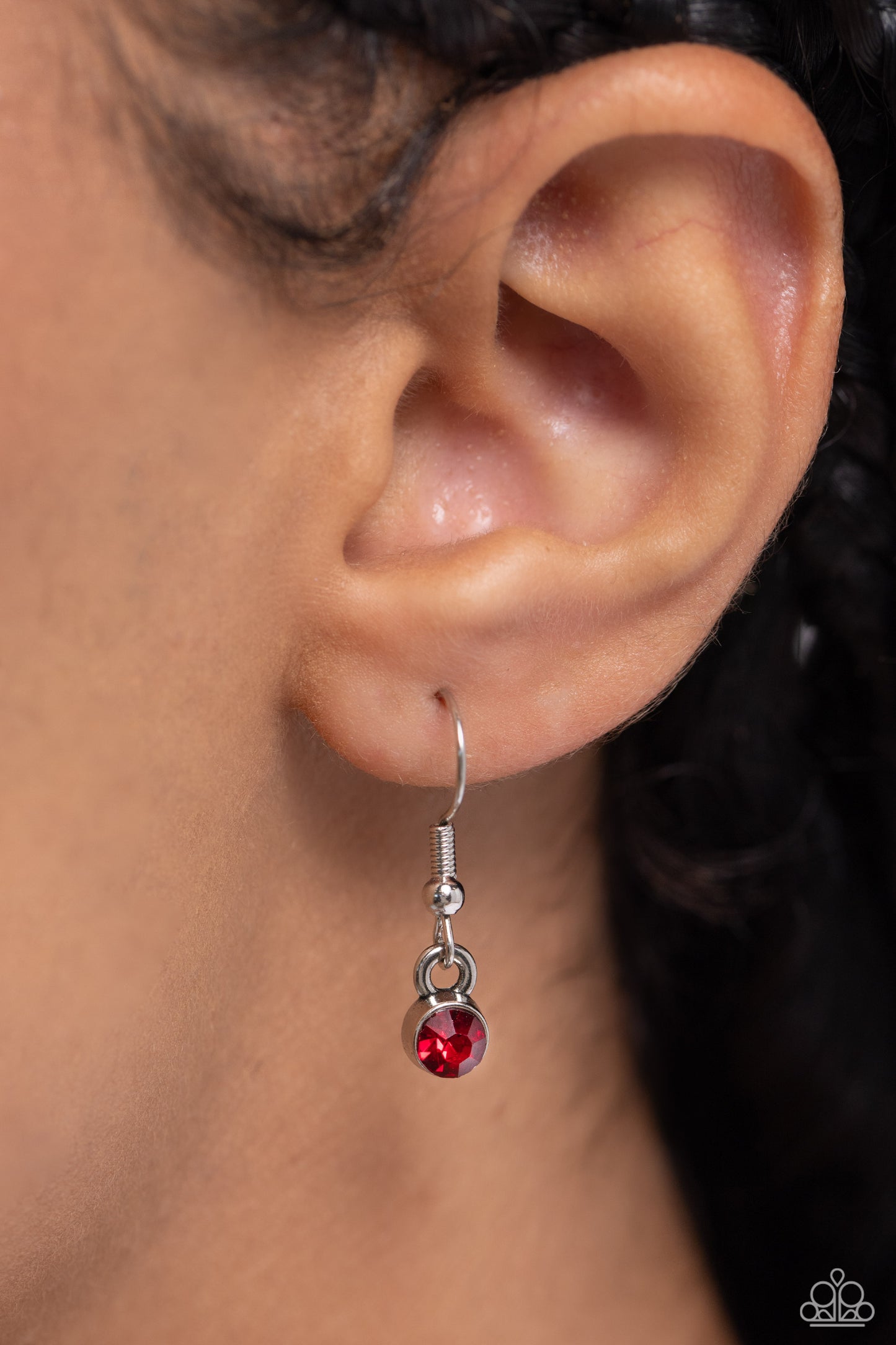 Paparazzi Necklaces - Dicey Demure - Red