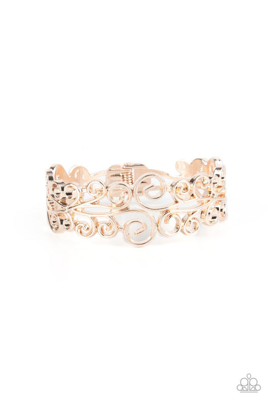 Paparazzi Bracelets - Dressed to Frill - Rose Gold