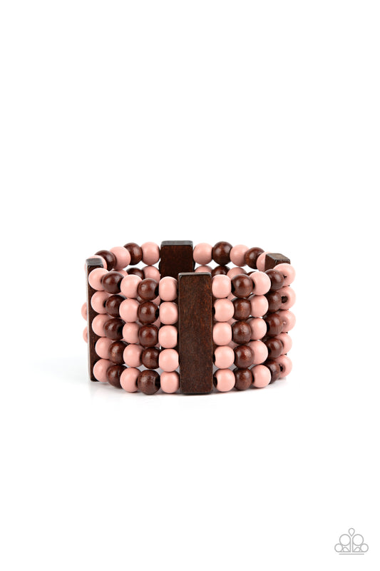 Paparazzi Bracelets - Island Soul - Pink