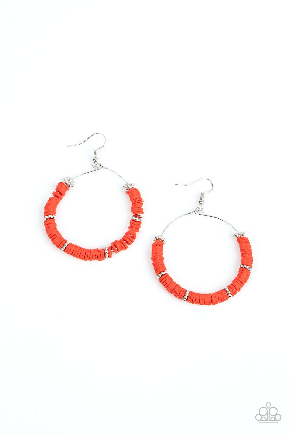 Paparazzi Earrings - Loudly Layered - Red