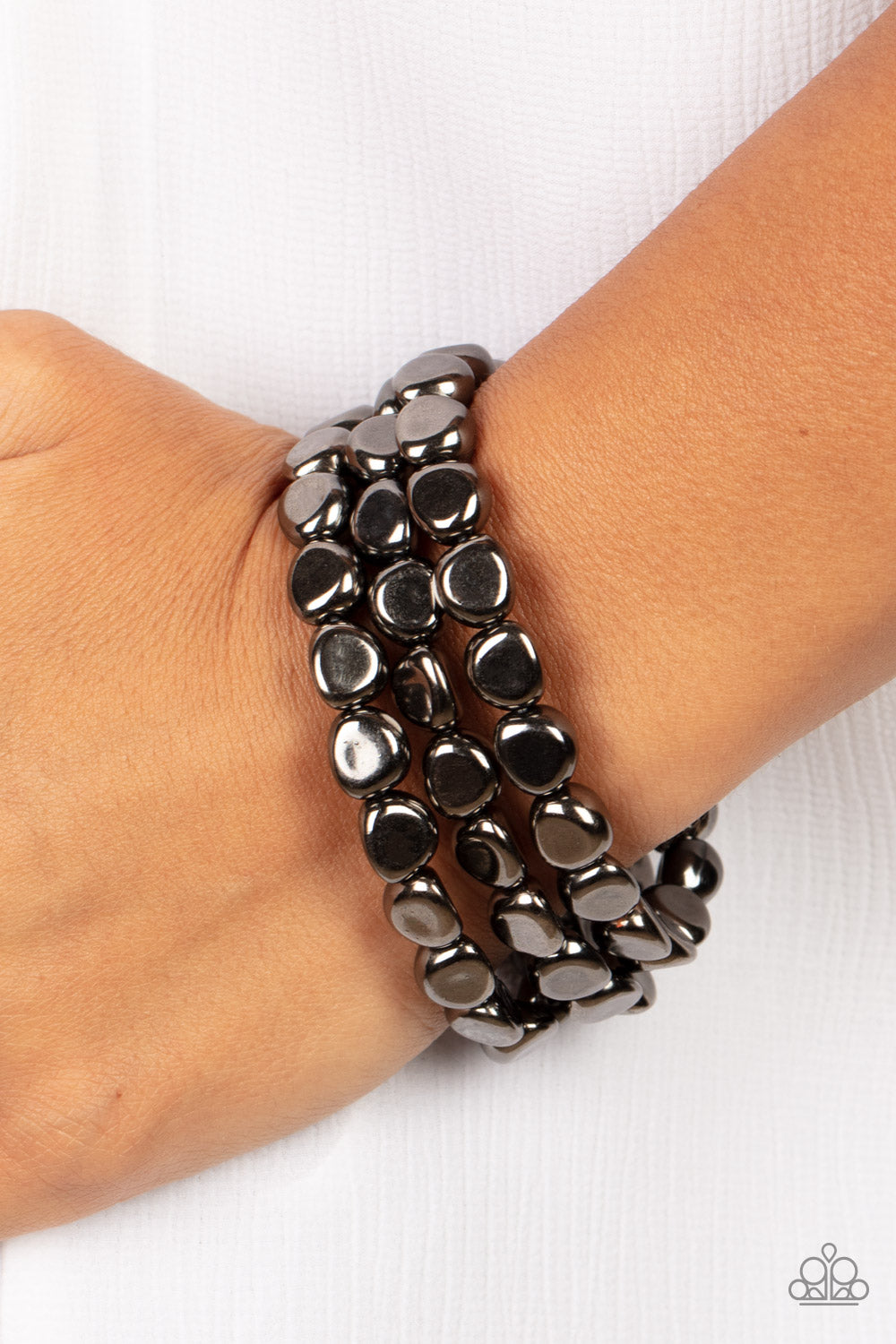 Paparazzi Bracelets - Haute Stone - Black