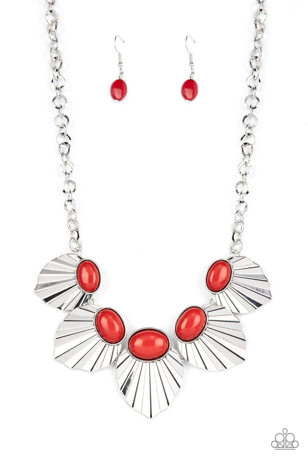 Paparazzi Necklaces - Fearlessly Ferocious - Red
