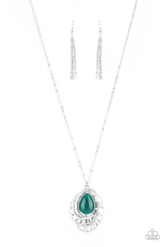 Paparazzi Necklaces - Titanic Trinket - Green