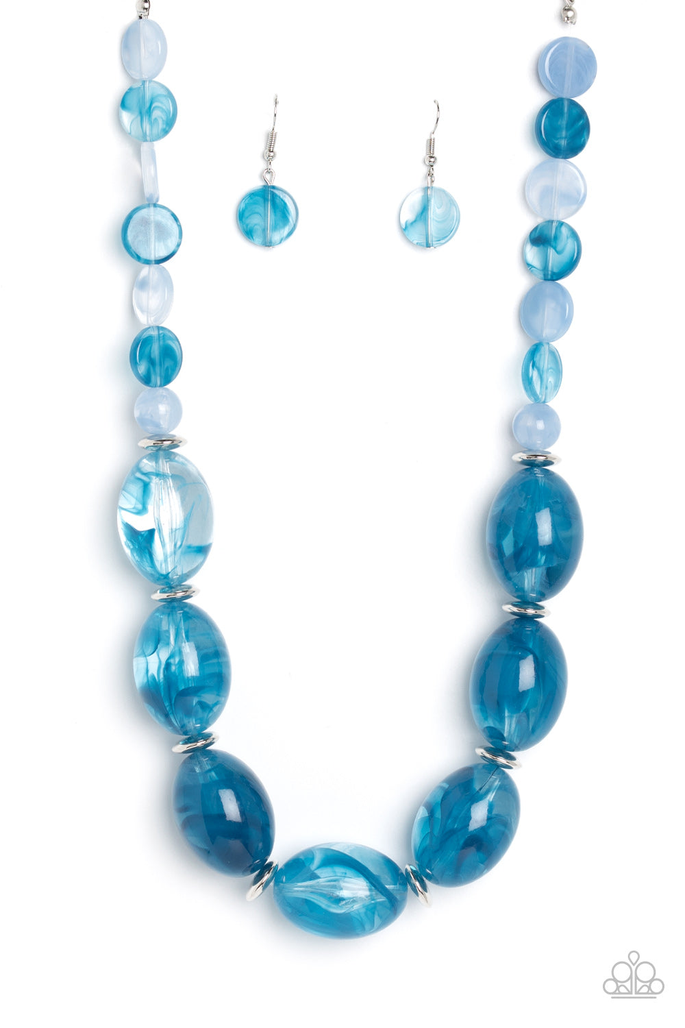 Paparazzi Necklaces - Belle of the Beach - Blue