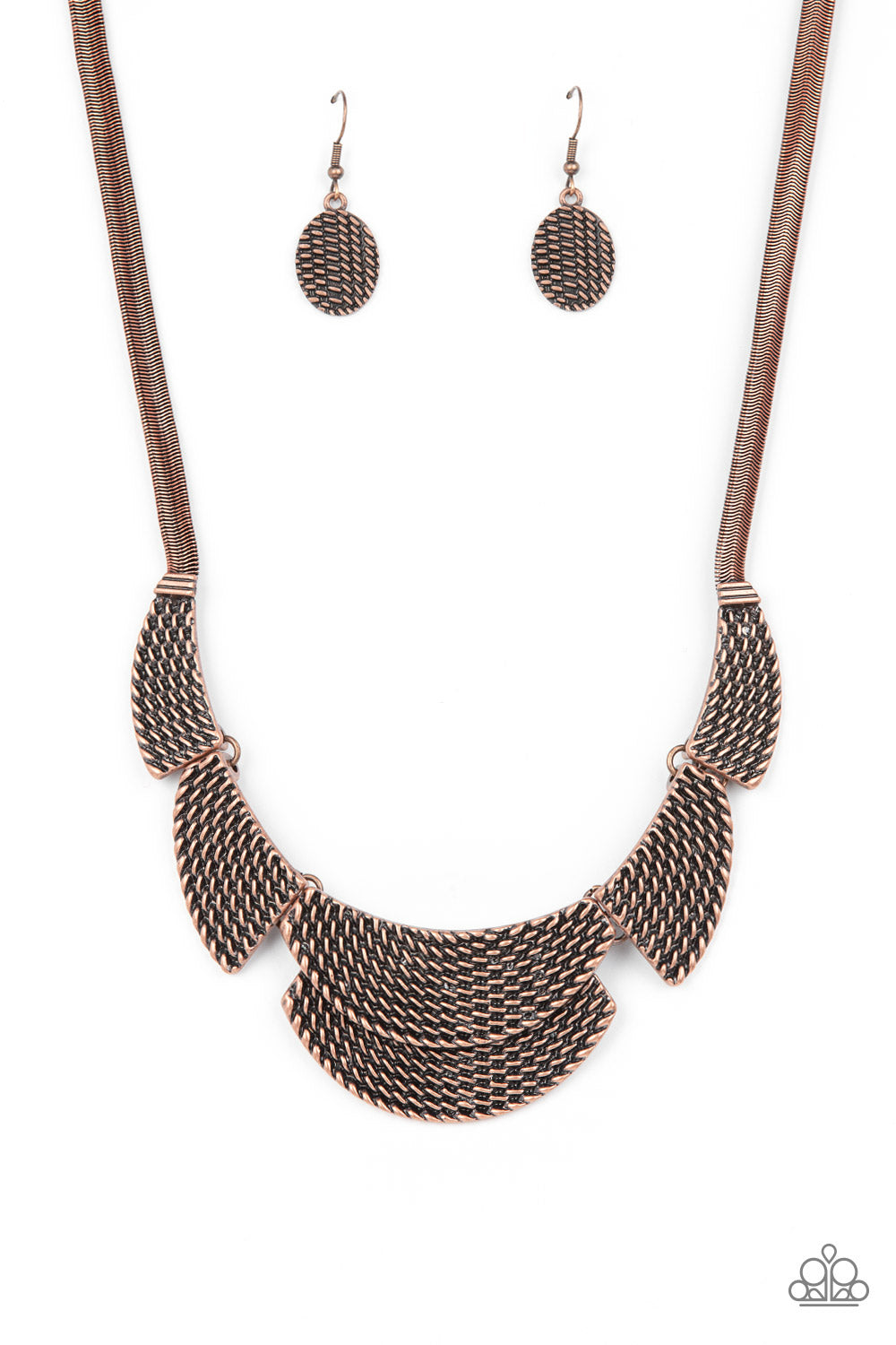 Paparazzi Necklaces - Empress Empire - Copper