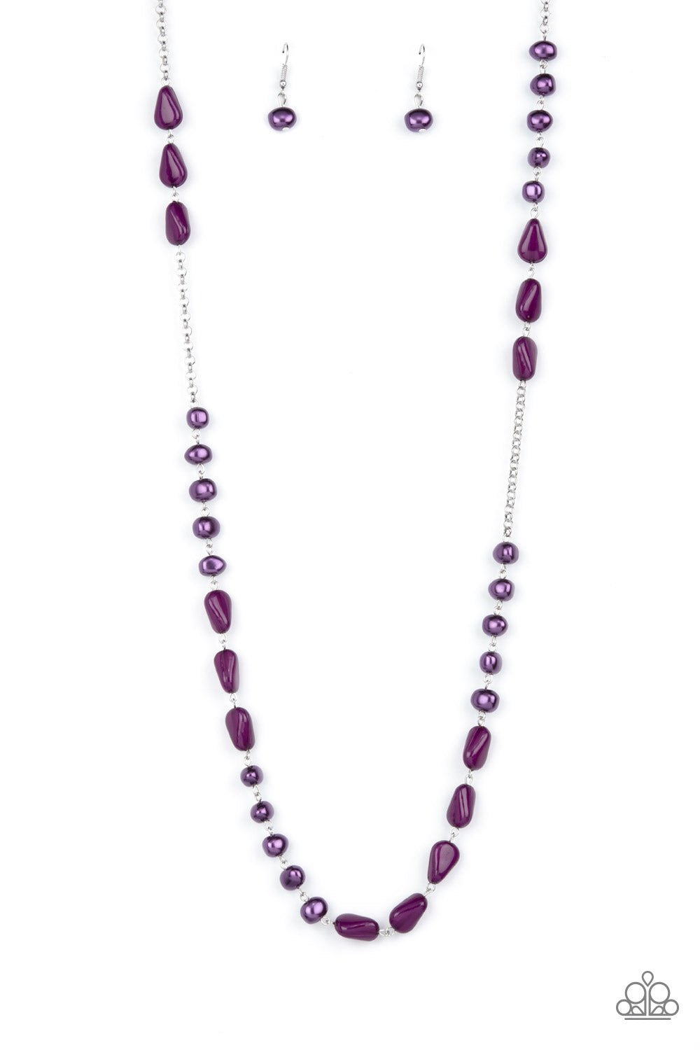 Paparazzi Necklaces - Shoreline Shimmer - Purple