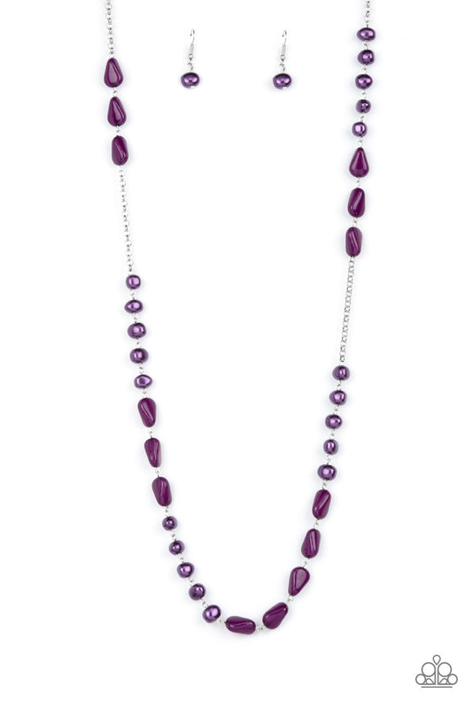 Paparazzi Necklaces - Shoreline Shimmer - Purple
