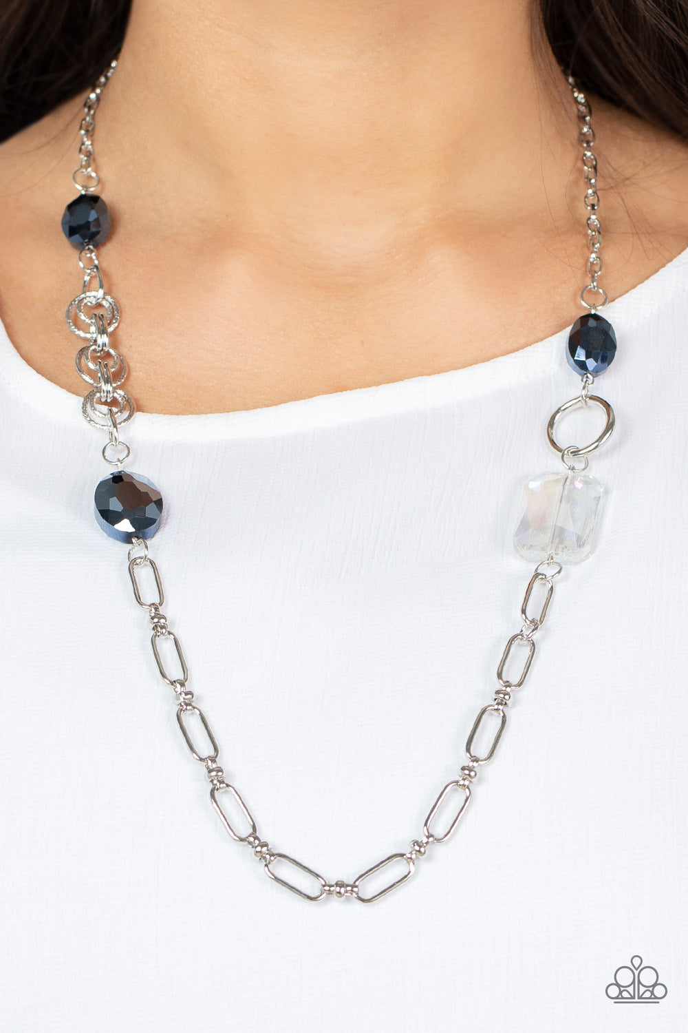 Paparazzi Necklaces - Famous and Fabulous - Blue
