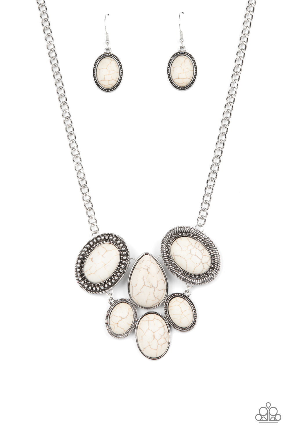 Paparazzi Necklaces - All-Natural Nostalgia - White