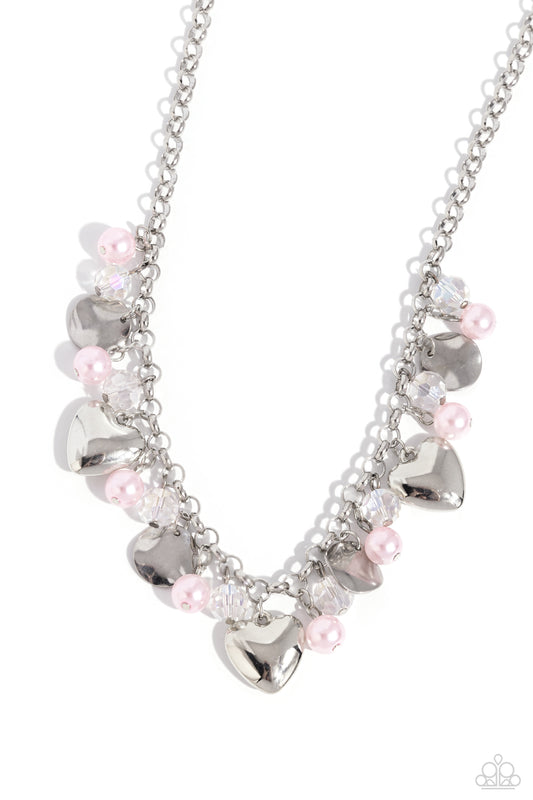 Paparazzi Necklaces - True Loves Trove - Pink