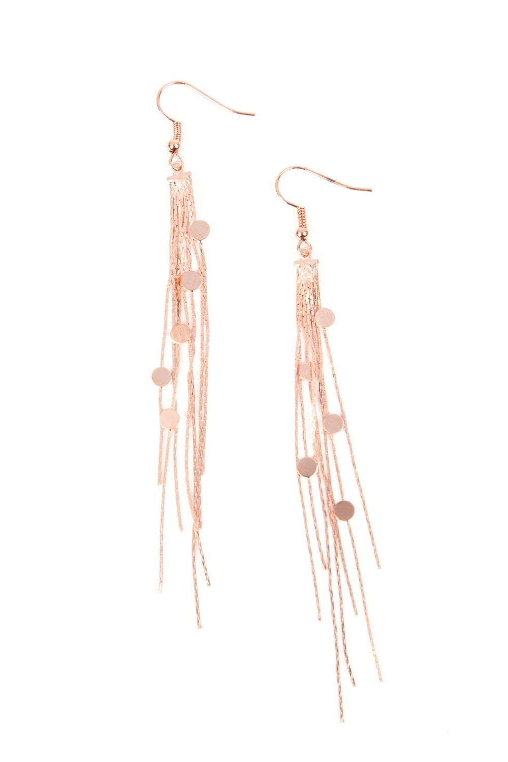 Paparazzi Earrings - Cosmic Cascade - Copper