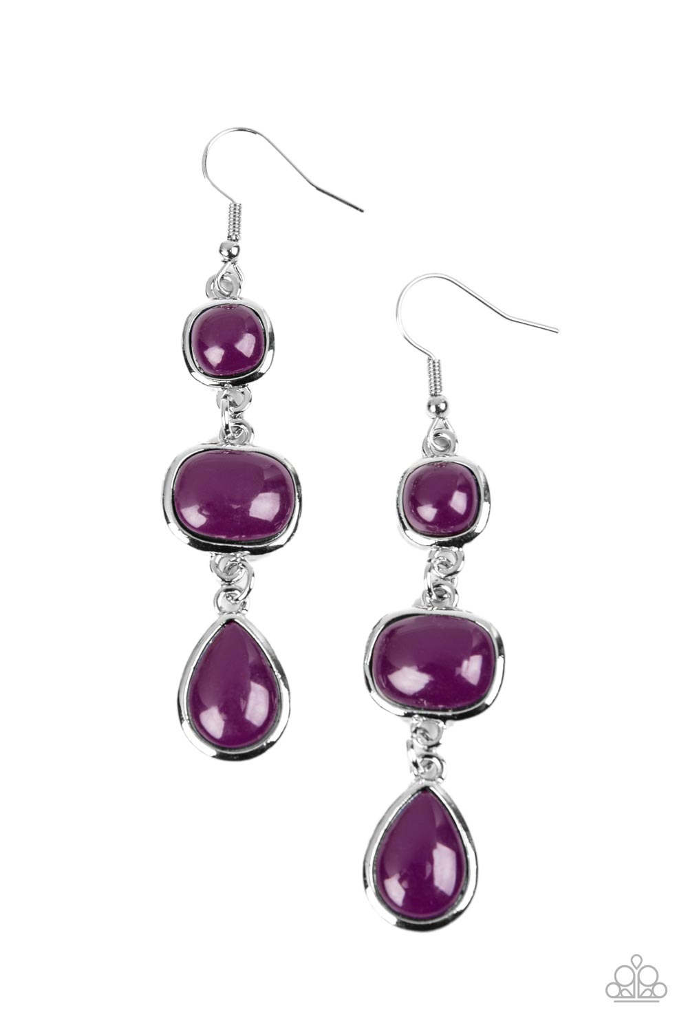 Paparazzi Earrings - Fashion Frolic - Purple