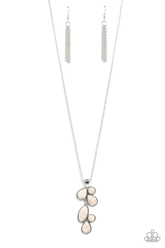 Paparazzi Necklaces - Wild Bunch Flair - White