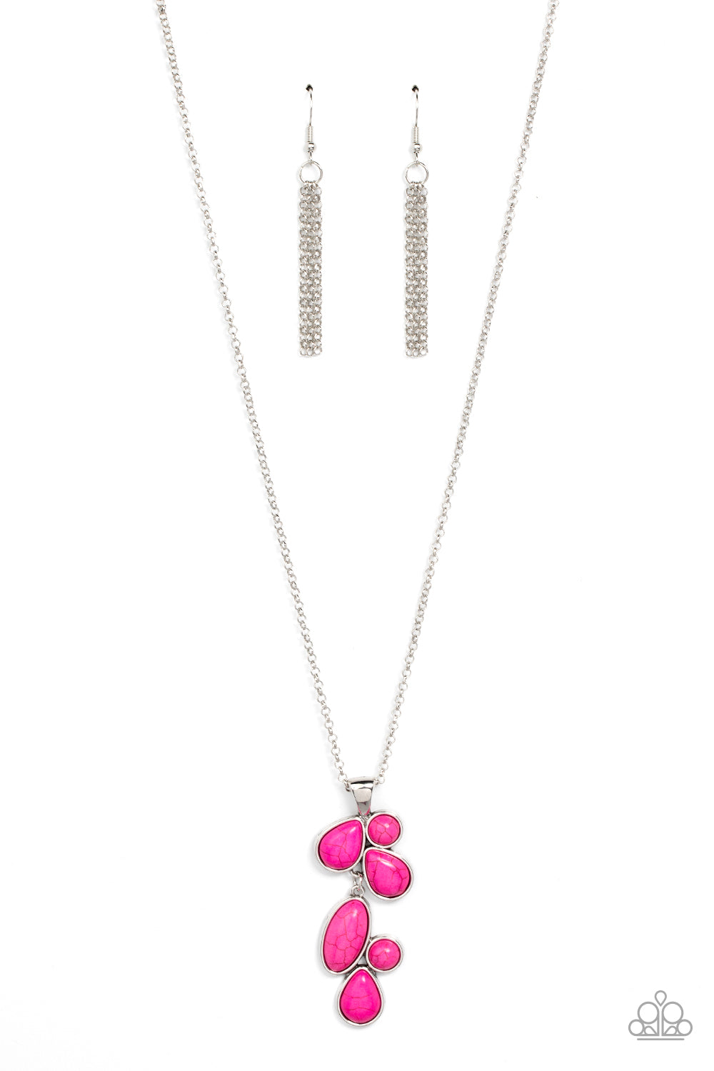 Paparazzi Necklaces - Wild Bunch Flair - Pink