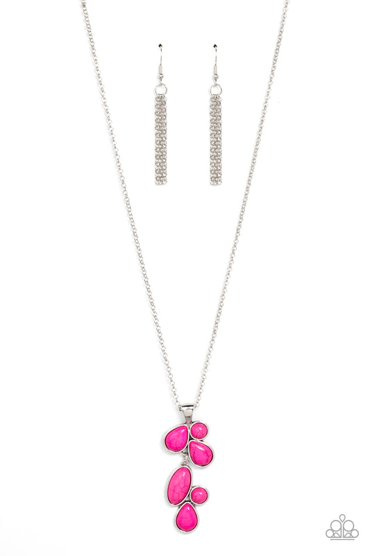 Paparazzi Necklaces - Wild Bunch Flair - Pink